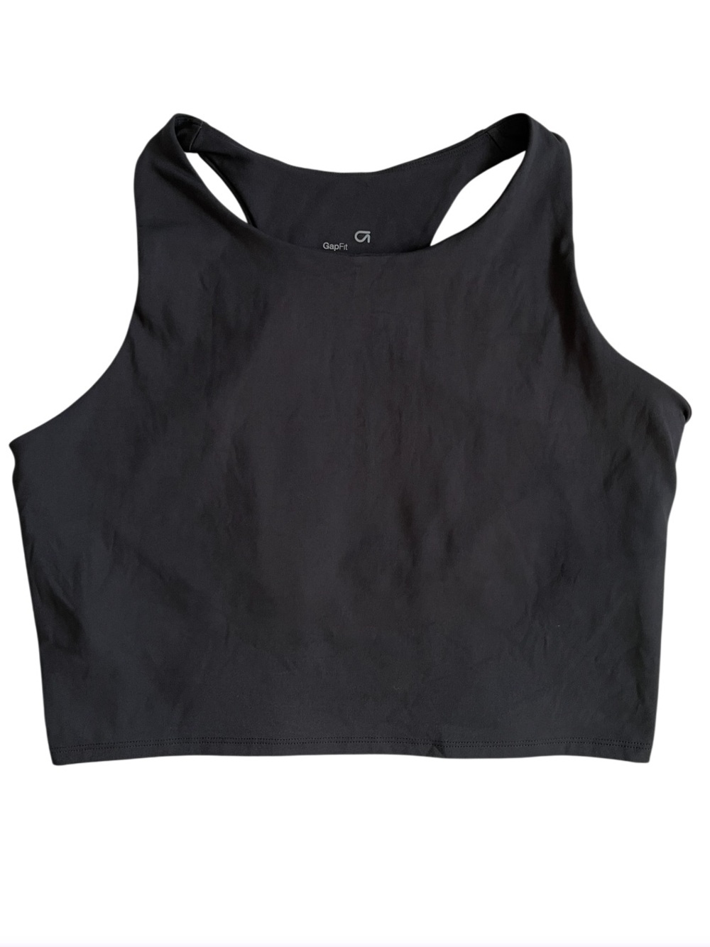 GapFit Crop Active Tank Black Size XL